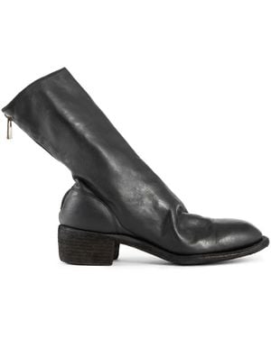 Guidi Heeled Boots - Black