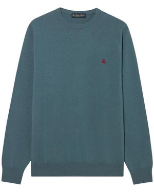 Brooks Brothers Round-Neck Knitwear - Blue