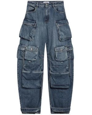 The Attico Loose Fit Jeans - Blue