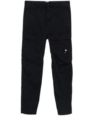 C.P. Company Straight Trousers - Black