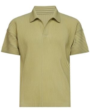 Issey Miyake Polo Shirts - Green