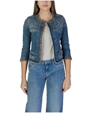 Liu Jo Denim Jackets - Blue