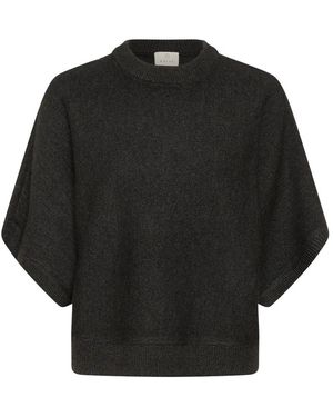 Kaffe Round-Neck Knitwear - Nero