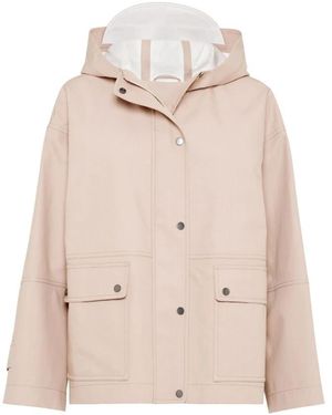 Brunello Cucinelli Waterproof Jacket - Natural