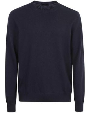 Fay Round-Neck Strickwaren - Blau
