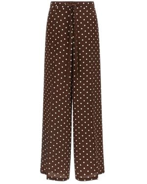 P.A.R.O.S.H. Wide Trousers - Brown