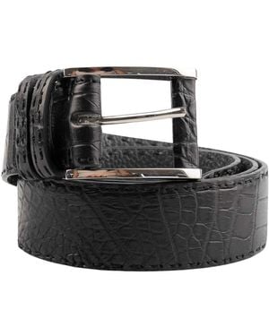 Kiton Belts - Black