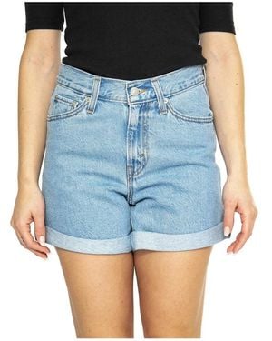 Levi's Korte Broeken ,Blauw ,Denim Denim Shorts