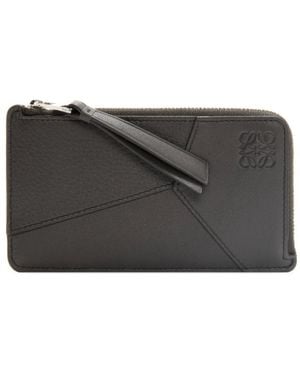 Loewe Puzzle Long Coin Cardholder - Schwarz