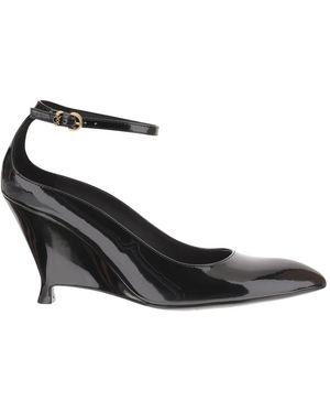 Pinko Schoenen ,Zwart ,Leer Gwen Leren Schoenen Met Hak