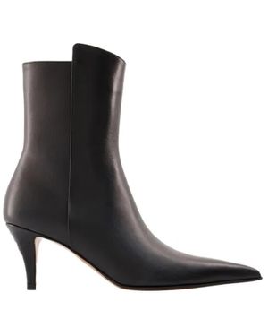 McQueen Cuero Botas-Y-Botines, Mujer, Talla - Negro