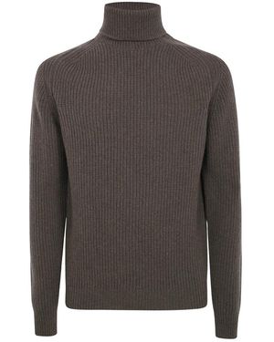 Cruna Ginza Regular Fit Rollkragenpullover - Grau