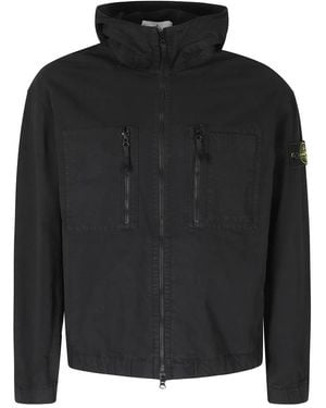 Stone Island Light Jackets - Negro