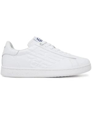 EA7 Schoenen ,Wit ,Leer Sneakers