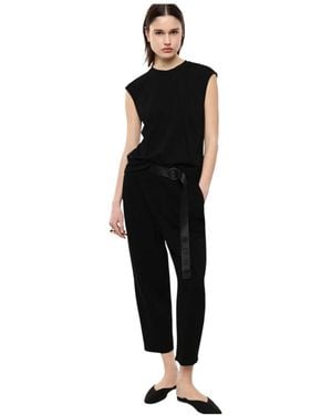 Imperial Cropped Trousers - Black