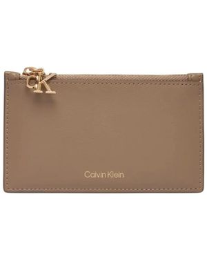 Calvin Klein Wallets & Cardholders - Brown