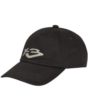Y-3 Accessoires ,Zwart ,Polyester Big Lg Cap