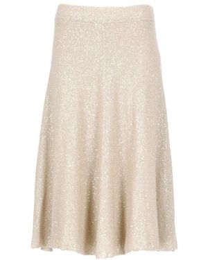 Brunello Cucinelli Midi Skirts - Neutre