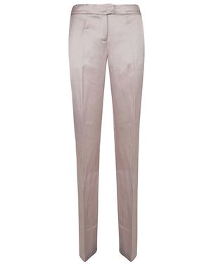 ANDAMANE Broeken ,Roze ,Leer Gladys Straight Pants - Grijs