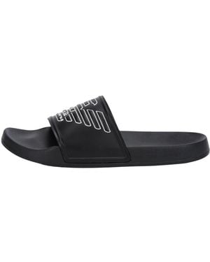Emporio Armani Sliders - Black