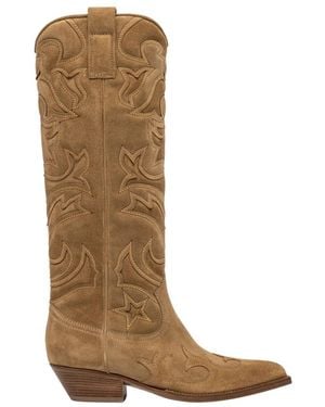 Buttero Flee Tall Boot - Braun