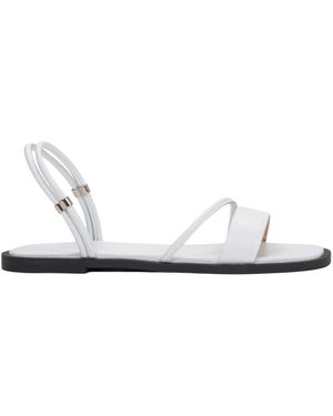ESTRO Flat Sandals - White