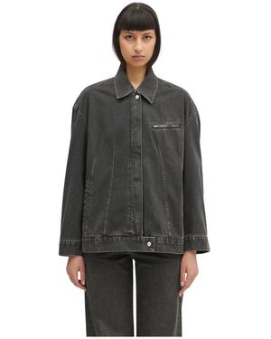 Our Legacy Jassen ,Zwart ,Katoen Draft Jacket - Grijs