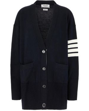Thom Browne Stilvolle Strickkollektion - Blau