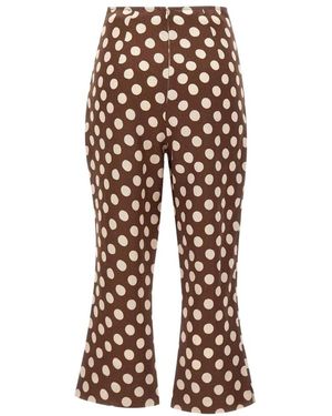 Faithfull the Brand Cropped Trousers - Marron