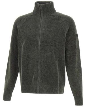 Rrd Velvet Full Zip Knit - Grijs