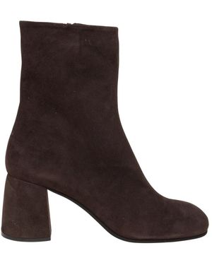 Poeve Schoenen ,Bruin ,Suède Tronchetto