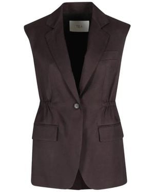 Tela Vests - Brown