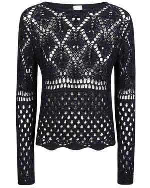 Eleventy Round-Neck Knitwear - Black