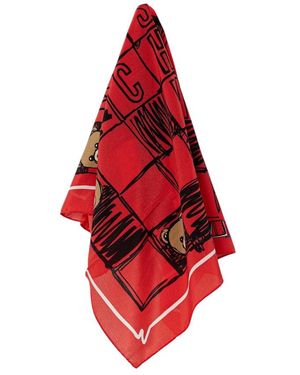Moschino Winter Scarves - Red