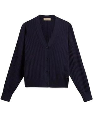 Woolrich Truien & Vesten ,Blauw ,Katoen Zachte Katoenen Trui