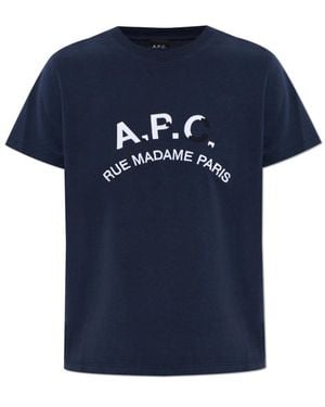 A.P.C. T-Shirts - Blau