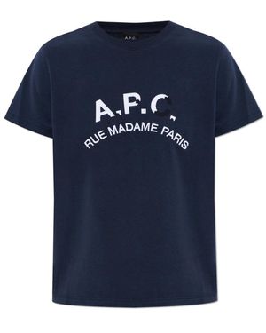 A.P.C. Gots Marine T-Shirt - Blauw