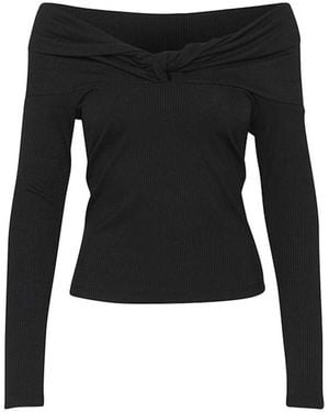 Kaffe Long Sleeve Tops - Noir
