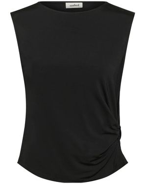 Soaked In Luxury Sleeveless Tops - Nero