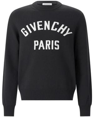 Givenchy Rundhals-Strickware - Schwarz