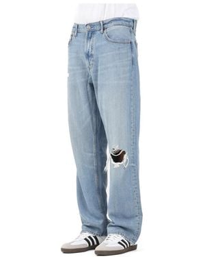 Calvin Klein Straight Jeans - Azul