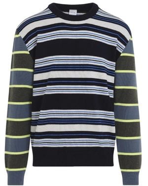Paul Smith Round-Neck Knitwear - Blu