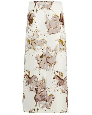 Altuzarra Midi Skirts - Natural