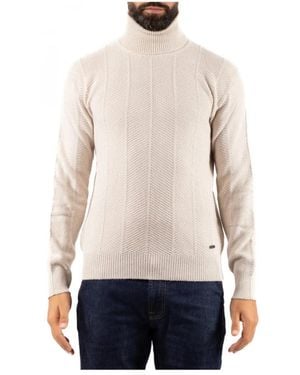 Brooksfield Turtlenecks - Natural