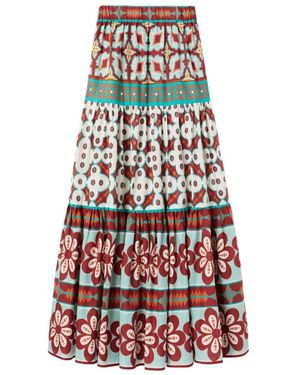 La DoubleJ Maxi Skirts - Rojo