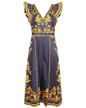 Scarlett Poppies Midi Dresses - Blue