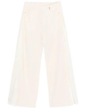 High Wide Trousers - Bianco