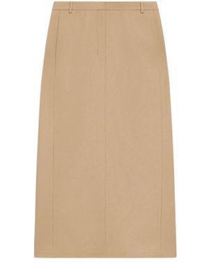 Theory Midi Skirts - Natural