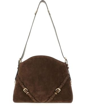 Givenchy Voyou Medium Schultertasche - Braun