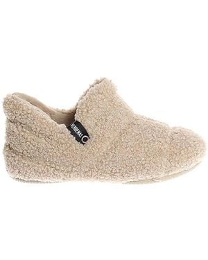 Verbenas Yeti Nairobi Slipper - Naturel